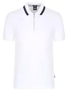 Поло Slim Fit хлопковое Boss