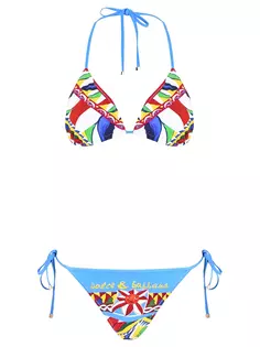 Купальник-бикини с принтом Dolce & Gabbana