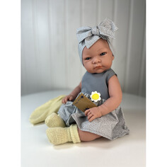 Куклы и одежда для кукол Lamagik S.L. Пупс Дженни в сером нарядном платье 47 см