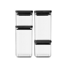 Контейнеры для еды Brabantia Набор прямоугольных контейнеров 4 шт.