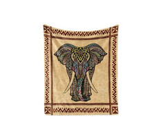 Пледы Плед JoyArty Мягкий плюшевый плед покрывало Слон из грез велсофт 130х180 см