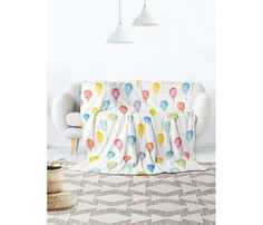 Пледы Плед JoyArty Мягкий плюшевый плед покрывало Шары взлетают в небо велсофт 150х200 см
