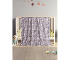 Пледы Плед JoyArty Мягкий плюшевый плед покрывало Серые пальмы велсофт 130х180 см