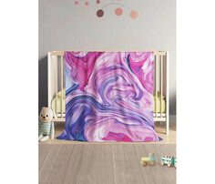 Пледы Плед JoyArty Мягкий плюшевый плед покрывало Смещение красок велсофт 130х180 см