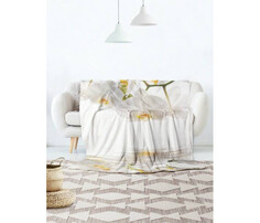 Пледы Плед JoyArty Мягкий плюшевый плед покрывало Орхидея ожидает велсофт 150х200 см