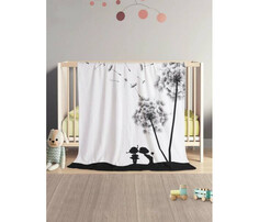 Пледы Плед JoyArty Мягкий плюшевый плед покрывало Романтика у одуванчиков велсофт 130х180 см