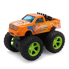 Машины Funky Toys Инерционная die-cast машинка пикап с зелеными колесами и краш-эффектом 14.5 см