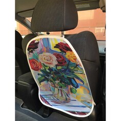 Аксессуары для автомобиля JoyArty Защитная накидка на спинку автомобильного сидения Цветочный натюрморт