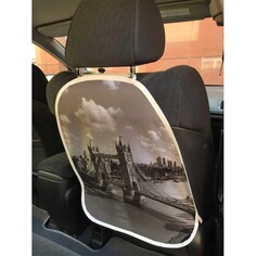 Аксессуары для автомобиля JoyArty Защитная накидка на спинку автомобильного сидения Мост в сепии