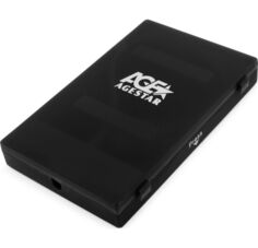 Внешний корпус для HDD/SSD AgeStar SUBCP1 SATA пластик черный 2.5"