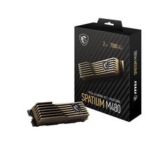 Накопитель SSD MSI Spatium M480 PCIe 4.0 NVMe M.2 2TB HS (SPATIUM M480 PCIe 4.0 NVMe M.2)