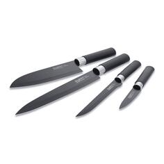 Набор ножей Berghoff 4пр, с керамическим покрытием, черный