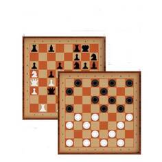 Шахматы и шашки демонстрационные магнитные Десятое королевство