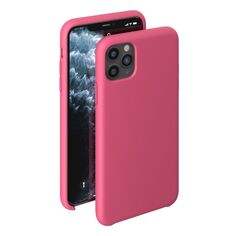 Чехол Deppa Liquid Silicone Case для Apple iPhone 11 Pro Max фуксия картон