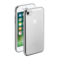 Чехол Deppa Gel Plus Case для Apple iPhone SE (2020)/7/8 серебряный