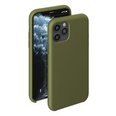 Чехол Deppa Liquid Silicone Case для Apple iPhone 11 Pro оливковый картон