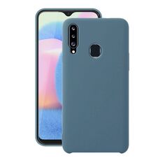 Чехол Deppa Liquid Silicone Case для Samsung Galaxy A20S (2019) синий