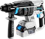 Перфоратор аккумуляторный Deko DKCH20FU-Li, 20В, 2x5.0Ач, черно-серый (063-4419) в кейсе + оснастка 5 шт ДЕКО