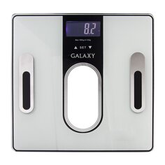 Весы напольные электронные, Galaxy Line, GL 4852, стекло, до 180 кг, 30х30 см, многофункциональные