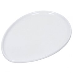 Блюдо керамика, овальное, 34 см, белое, Грейс, Daniks, Y4-3742