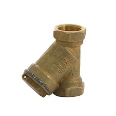 Фильтр косой для воды, 3/4", Г-Г, латунь, внутренняя резьба, БАЗ
