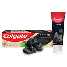 Зубная паста Colgate Naturals с натуральным углем и мятой, отбеливающая, с фторидом, 75 мл