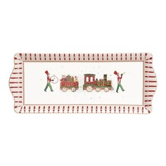 Блюдо прямоугольное Easy life Полярный экспресс