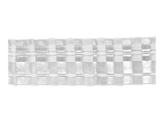 Швейная фурнитура лента шторная BANDEX PLACIDO 50мм 1:2.0 прозрачная, арт.41303 Уют