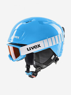 Комплект детский шлем+маска Uvex Heyya Set, Голубой
