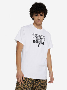 Футболка мужская Thrasher Flame Logo, Белый