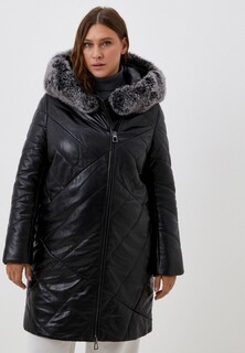 Куртка кожаная утепленная Снежная Королева 