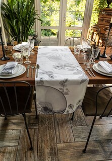 Скатерть-дорожка Bellehome Радиография 40х160