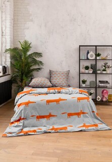 Постельное белье Евро Унисон Smart Fox Gray