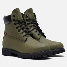 Мужские ботинки Timberland Premium 6-Inch Waterproof, цвет оливковый