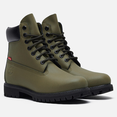 Мужские ботинки Timberland Premium 6-Inch Waterproof, цвет оливковый, размер 45 EU