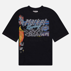 Мужская футболка MARKET Reverse Weave 6 Panel Rework 5, цвет чёрный, размер M