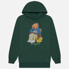 Мужская толстовка MARKET Making The Grade Bear Hoodie, цвет зелёный, размер XL