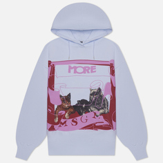 Женская толстовка MSGM x Lorenza Longhi Cats Hoodie, цвет белый, размер L