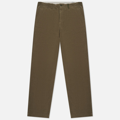 Мужские брюки Alpha Industries Corduroy Fatigue, цвет оливковый