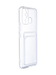 Чехол Neypo для Infinix HOT 12 Play Pocket Silicone с карманом Transparent ACS55391