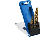 Набор сверл по металлу Зубр Профессионал Титан 29615-H6 сталь Р6М5, класс А, титиновое покрытие, 6шт(2-8мм)