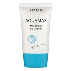 BB&CC средства LIMONI BB крем для лица увлажняющий AQUAMAX MOISTURE SPF 25 PA++ Тон №1