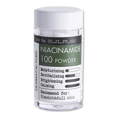 Концентрат для лица DERMA FACTORY Косметический Порошок 100% Ниацинамида Niacinamide Powder 9