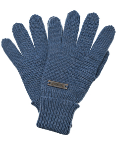 Синие перчатки из шерсти Il Trenino детские