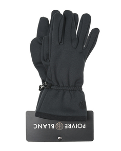 Черные флисовые перчатки Smart Touch Poivre Blanc детские