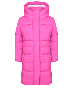 Розовое стеганое пальто-пуховик Poivre Blanc детское