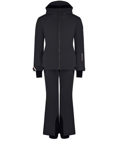 Черный горнолыжный комплект Moncler детский