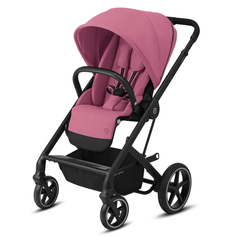 Коляска Balios S Lux BLK Magnolia Pink с дождевиком CYBEX