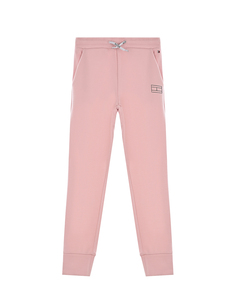 Розовые спортивные брюки Tommy Hilfiger детские
