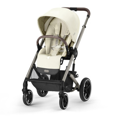 Прогулочная коляска Balios S Lux TPE Seashell Beige с дождевиком CYBEX